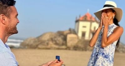 Nicole Scherzinger engaged to Thom Evans after stunning beach proposal