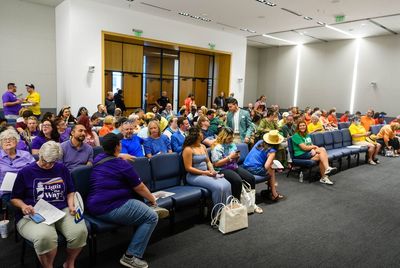 LGBTQ+ community in Lubbock protests their city council’s failure to pass a Pride proclamation