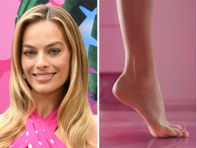 Margot Robbie shares secret behind viral Barbie high heels scene