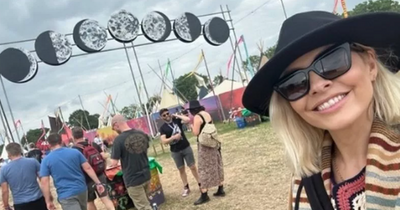 Holly Willoughby shares 'most touching moment' of Glastonbury Festival as she really let her hair down