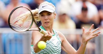 Katie Boulter thanks her lucky stars despite first round loss at Eastbourne