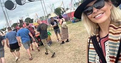 Holly Willoughby says Glastonbury trip was 'freeing' after 'partying for 12 hours'
