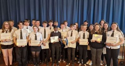 Castle Douglas High School senior pupils enjoy awards ceremony