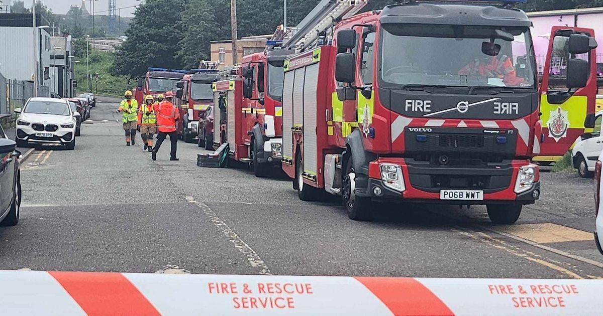 Buildings evacuated as 'chemical leak' sparks huge