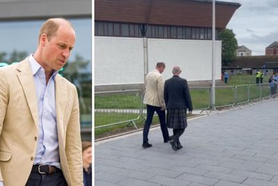 Crowds fail to turn up to Prince William's Scotland visit