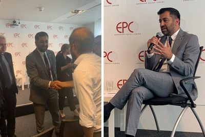 Scotland is a European nation, Humza Yousaf tells political leaders in Brussels