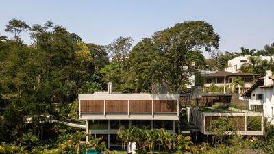 This extended 1970s classic home is a greatest hits of Brazilian design