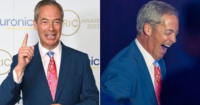 Nigel Farage kicked out of TRIC Awards ceremony as host booed while collecting gong