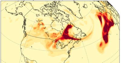 Scientists say smoke plume from Canadian wildfires has reached Ireland - and can cause red sunsets