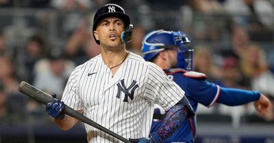 New York Yankees star Giancarlo Stanton responds after being booed by fans during MLB slump