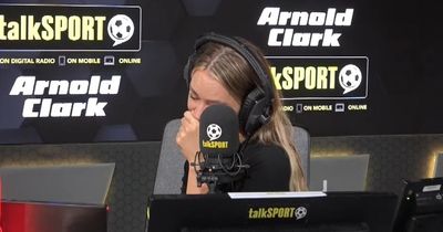 Laura Woods breaks down in tears after Man Utd fan's poem to her on final talkSPORT show