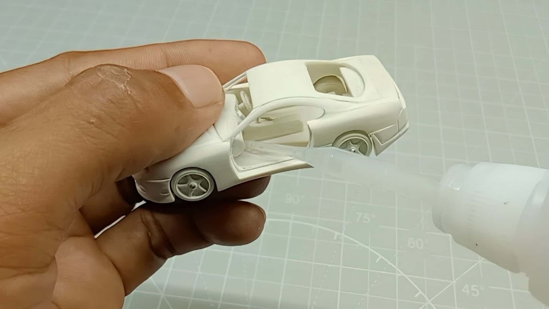 Model From Pvc Toyota Supra Scale Model Made From PVC Is Fast,…