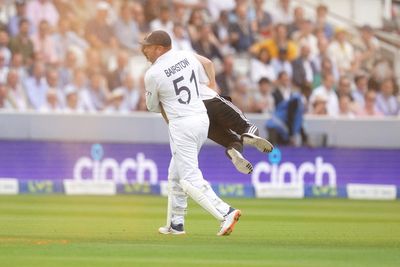 Bairstow praised for tackling protester after Just Stop Oil disrupts Ashes test