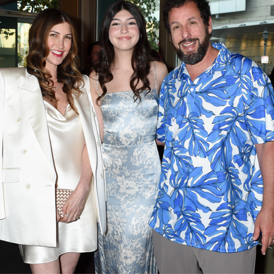 Adam Sandler Brought His Wife Jackie and Lookalike Daughter Sunny to 'The Out-Laws' Premiere