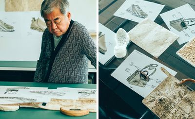 Behind the scenes of Fendi’s accessories collaboration with Japanese architect Kengo Kuma