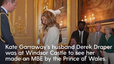 ‘It’s unbelievable’: Kate Garraway receives MBE as husband Derek Draper proudly watches on