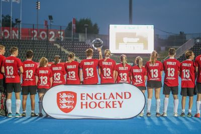 Title-winning hockey team pay tribute to ‘inspirational’ coach