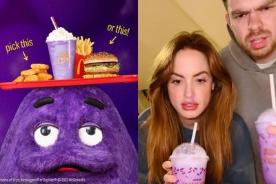 What is the Grimace Shake? McDonald’s milkshake returns to the UK for a limited time