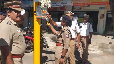 Solar-powered road safety equipment at accident-prone spots in Ranipet
