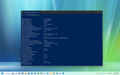 How to control Microsoft Defender Antivirus from PowerShell on Windows 11