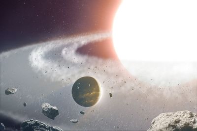 Scientists baffled as planet mysteriously avoids being engulfed by host star