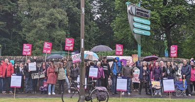 Stirling University staff walk out over wage cut following marking boycott