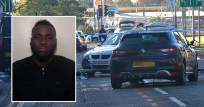 BMW driver taking mates to a party killed man, 31, after 'losing control' and crashing car before fleeing the scene