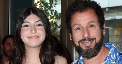 Adam Sandler makes rare appearance with his lookalike daughter Sunny, 14, at premiere