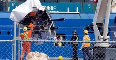 First picture of doomed Titanic submarine as pieces brought ashore