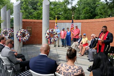 In Maryland's capital, a memorial is held for newspaper attack victims after another mass shooting