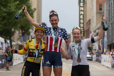 Chloé Dygert debuts stars and stripes jersey in first Giro d'Italia Donne