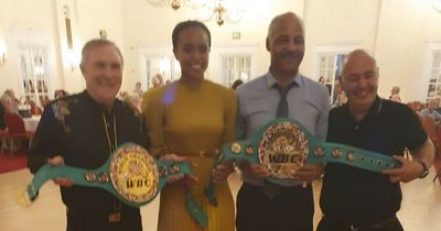 Natasha Jonas hails Merseyside Former Boxers' Association work after golden anniversary dinner