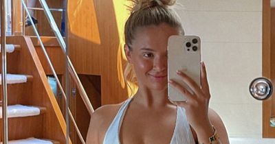 Molly-Mae Hague wows in plunging swimsuit after vowing to never don swimwear again