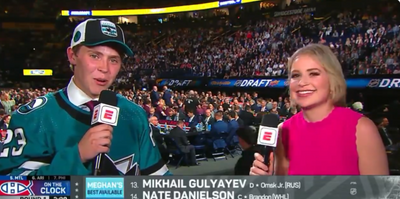 Sharks’ NHL Draft pick Will Smith awkwardly ‘sang’ the Fresh Prince theme song after his selection