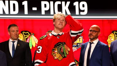 Blackhawks shocked to get speedy forward Oliver Moore with No. 19 draft pick