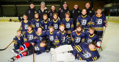 Young CBR Brave ice hockey players emulate their heroes