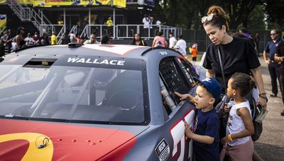 Bubba Wallace throws a block party in Hyde Park to introduce NASCAR to a new audience