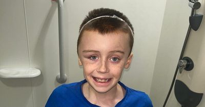 Mum's stark warning after son, 9, rushed to hospital after complaining of headache