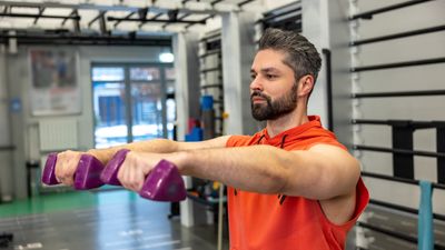 Strengthen your arms and back, and improve your posture with this five-move dumbbell workout