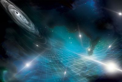 Scientists “hear” gravitational wave hum