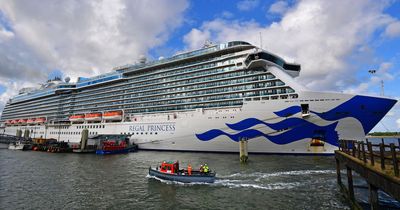 Huge cruise ship Regal Princess arrives in Liverpool