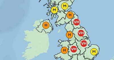 Exact UK areas facing 'very high' pollen count as Met Office issues forecast