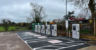 EV rapid charging network opens site near Bristol