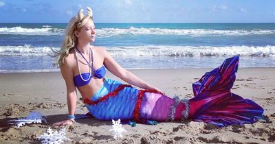 Moss left her teaching job to become a professional mermaid