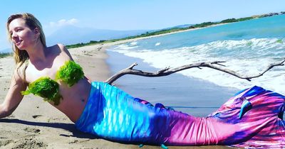 Moss left her teaching job to become a professional mermaid