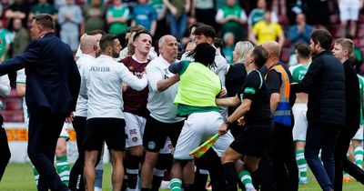 Hearts and Hibs fined and Rocky Bushiri banned for derby dust up after explosive final day Tynecastle clash