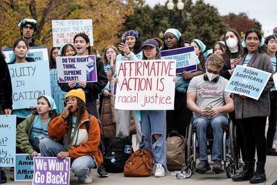 Watch view of US Supreme Court after justices strike down affirmative action