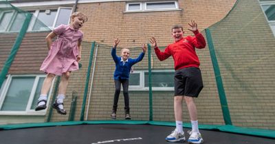 'We will chain ourselves to trampoline to stop it being removed', say sisters