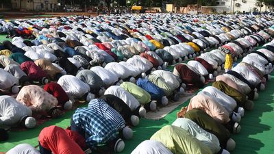 Special prayers offered at Idgahs, mosques on Bakrid in Vijayawada