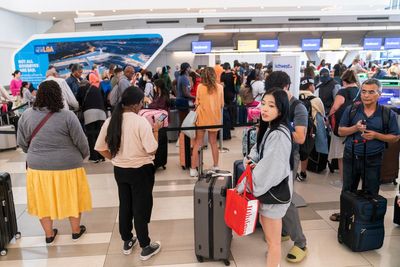 US airport chaos as nearly 9,000 flights disrupted ahead of busy July 4 travel weekend